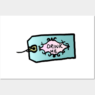 Drink me Posters and Art